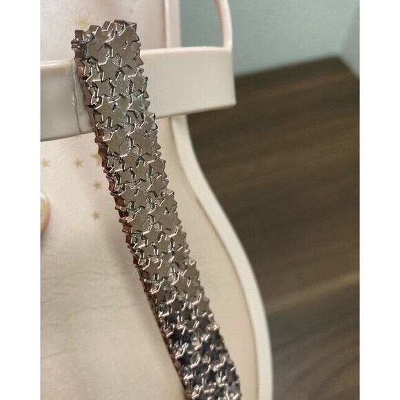 Melissa Slim II Thong T Strap Jelly Sandal Metallic Nude EU 35/36/ US 5 - Picture 7 of 12